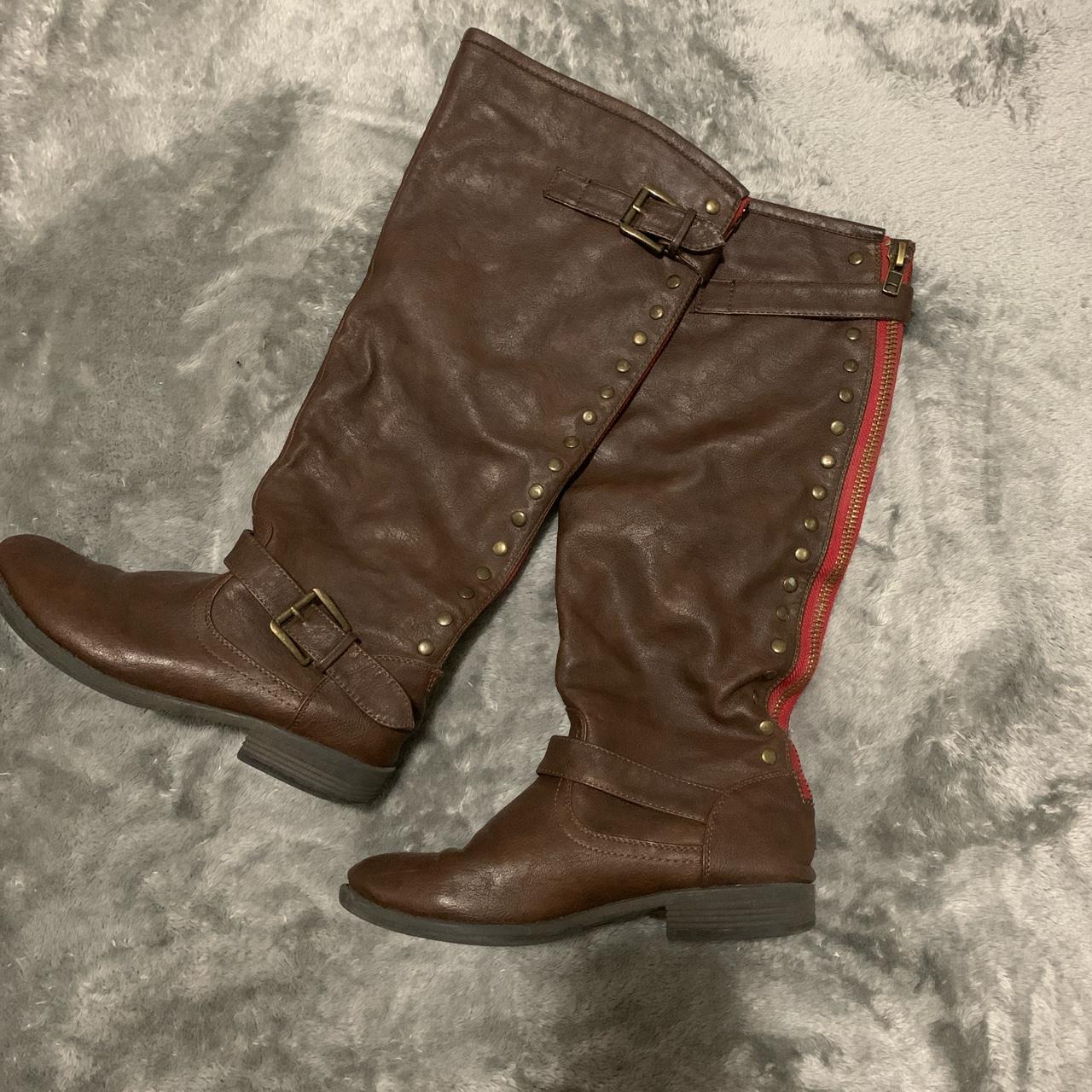 Bamboo knee 2025 high boots