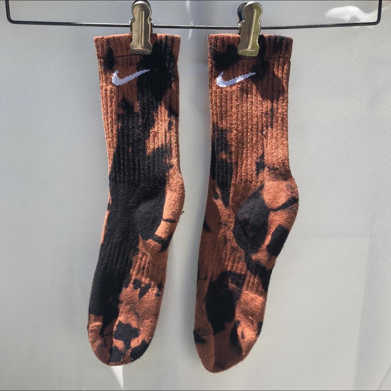 bleach dye nike socks