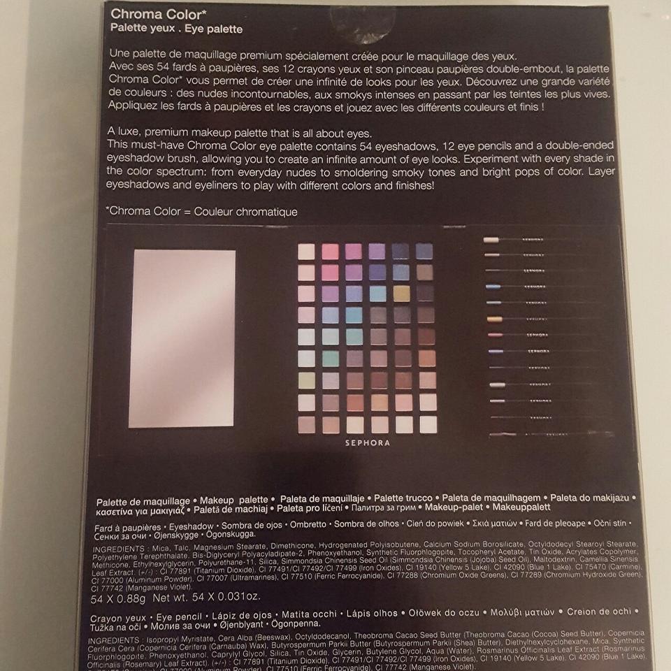 SEPHORA CHROMA COLOR EYE PALETTE.. brand new... - Depop