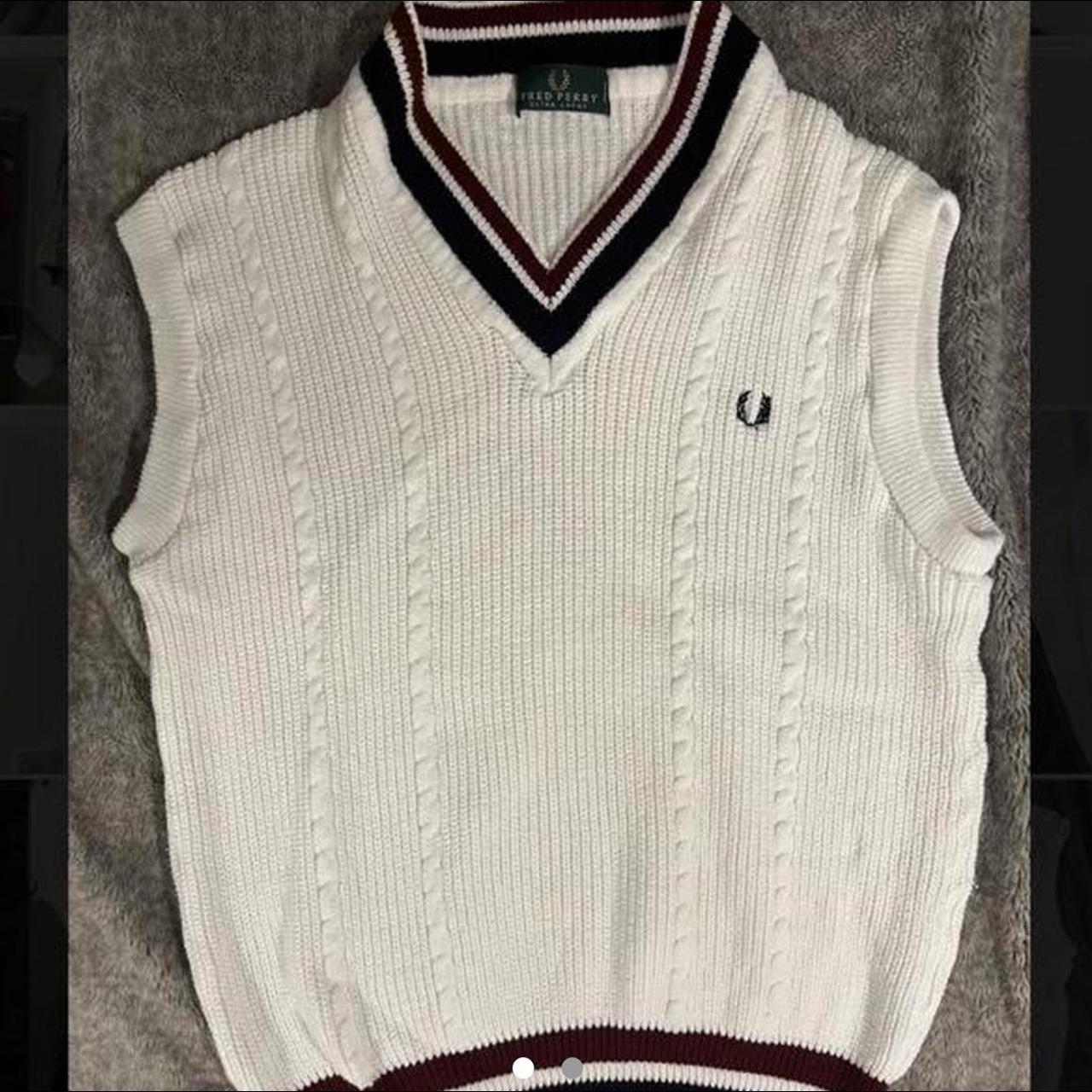 fred perry knitted sweater