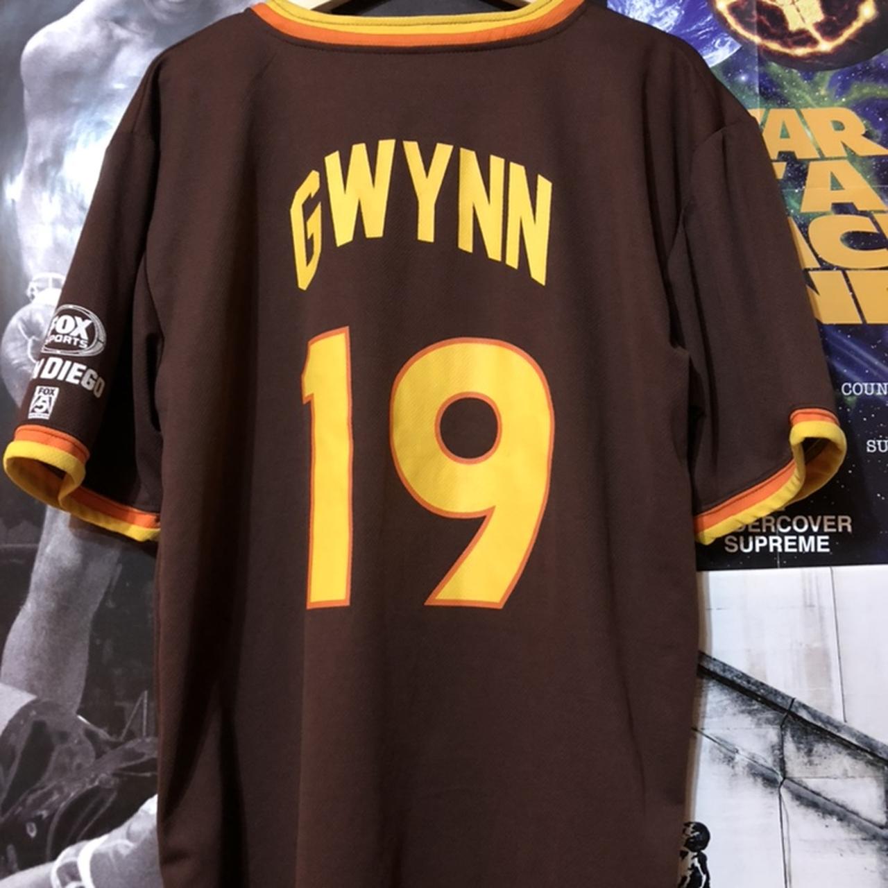 ML1696 #19 Tony Gwynn San Diego Padres Brown Flex - Depop