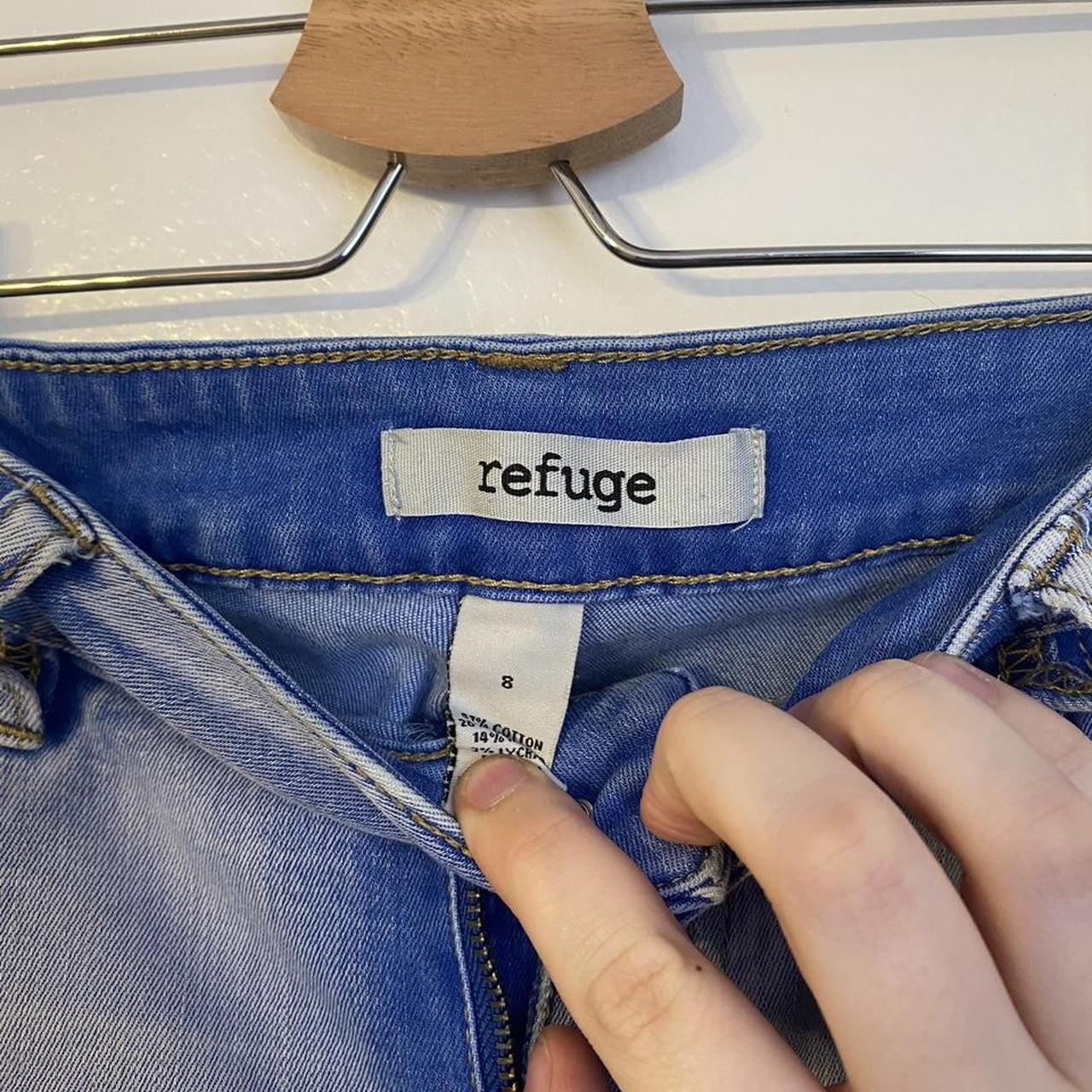 Vintage Refuge Skinny Denim Jeans Women's Size 8 Blue Mid Rise 5-Pocket  Whisker Faded | Grailed
