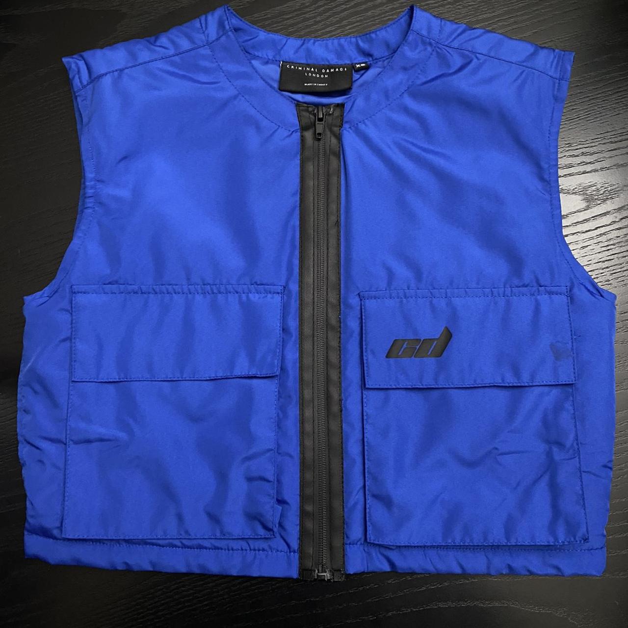 Product Image 3 - Blue cropped tactile vest
size xs