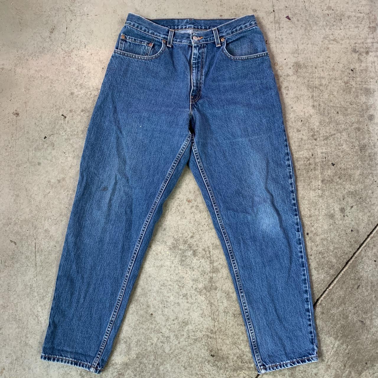 Vintage Levi’s loose fit denim jeans Made in... - Depop