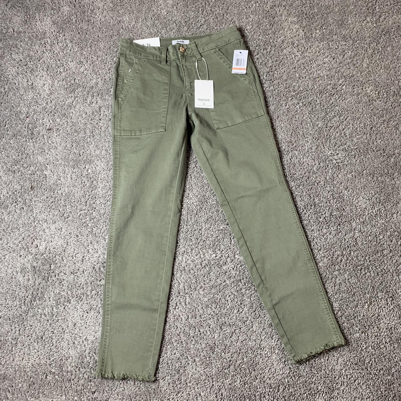 NWT Kensie Jeans Cargo Pants Size 26 Inseam is 26... - Depop