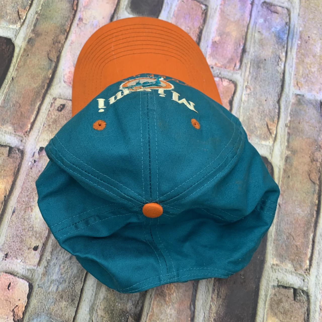 Vintage 90's Miami Dolphins Snapback Perfect - Depop