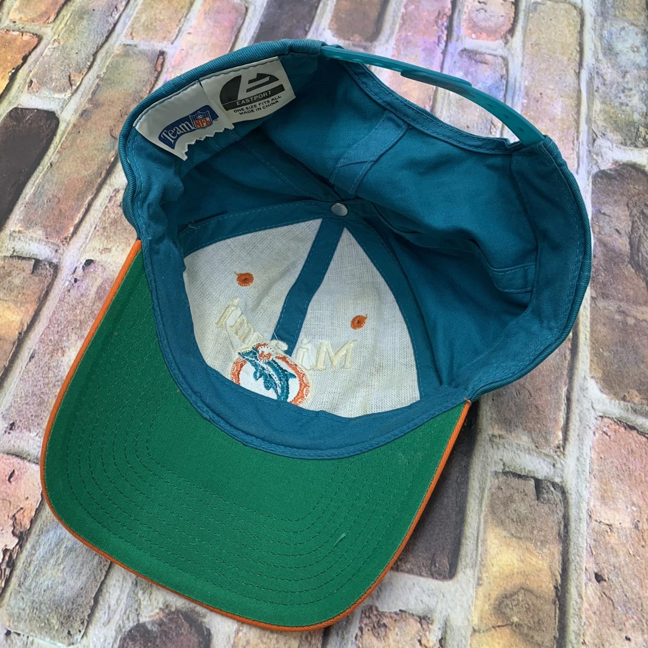 Vintage 90s RARE Miami Dolphins Starter Snapback Hat - Depop