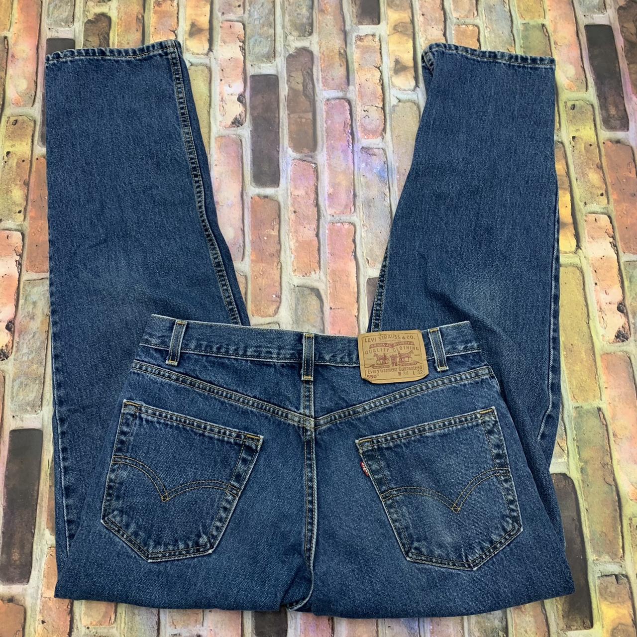 Vintage 2001 Levi’s 550 jeans in blue. Great... - Depop