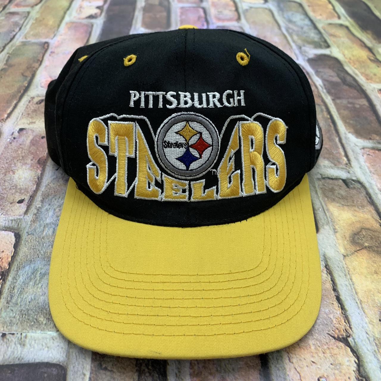 Vintage Pittsburgh Steelers Hat NFL Cap Snapback - Depop