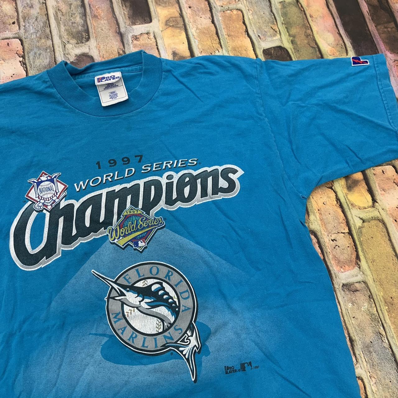 Vintage 1997 Florida Marlins Pro Player World Series - Depop