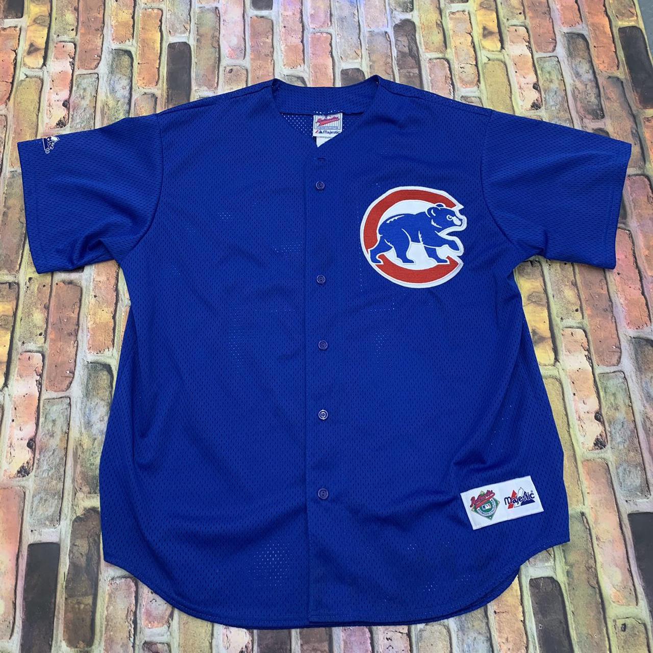 Vintage Majestic Chicago Cubs baseball jersey in - Depop