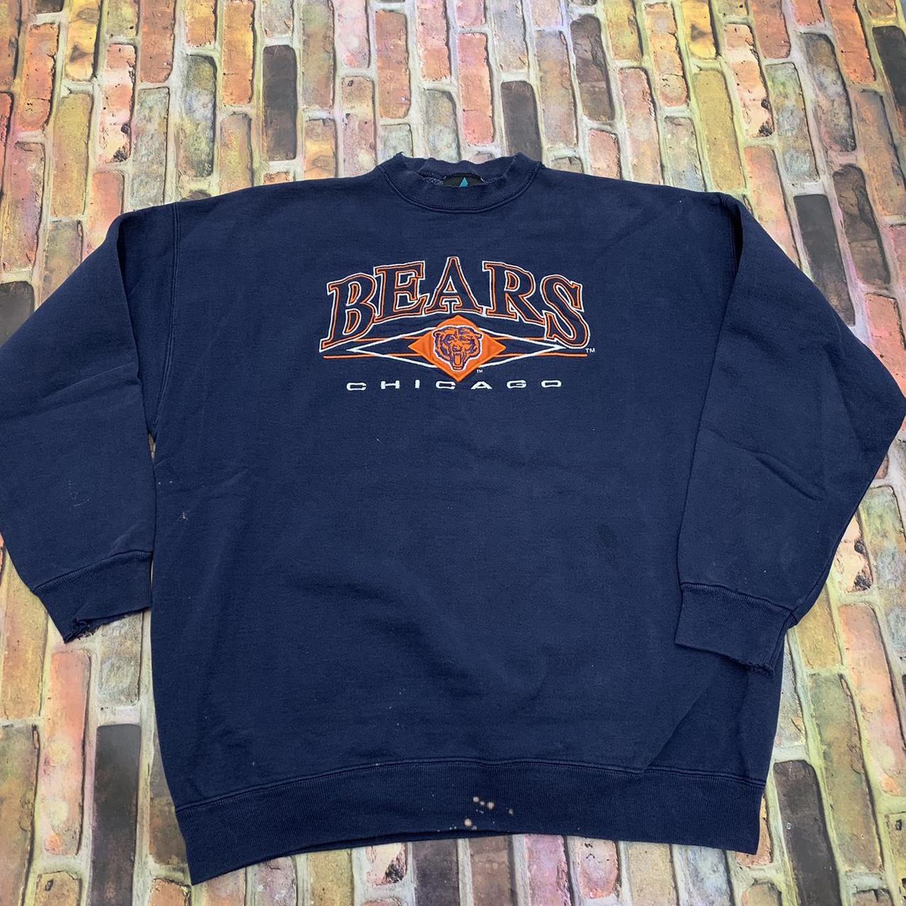Vintage Logo Athletic Chicago Bears sweatshirt in... - Depop