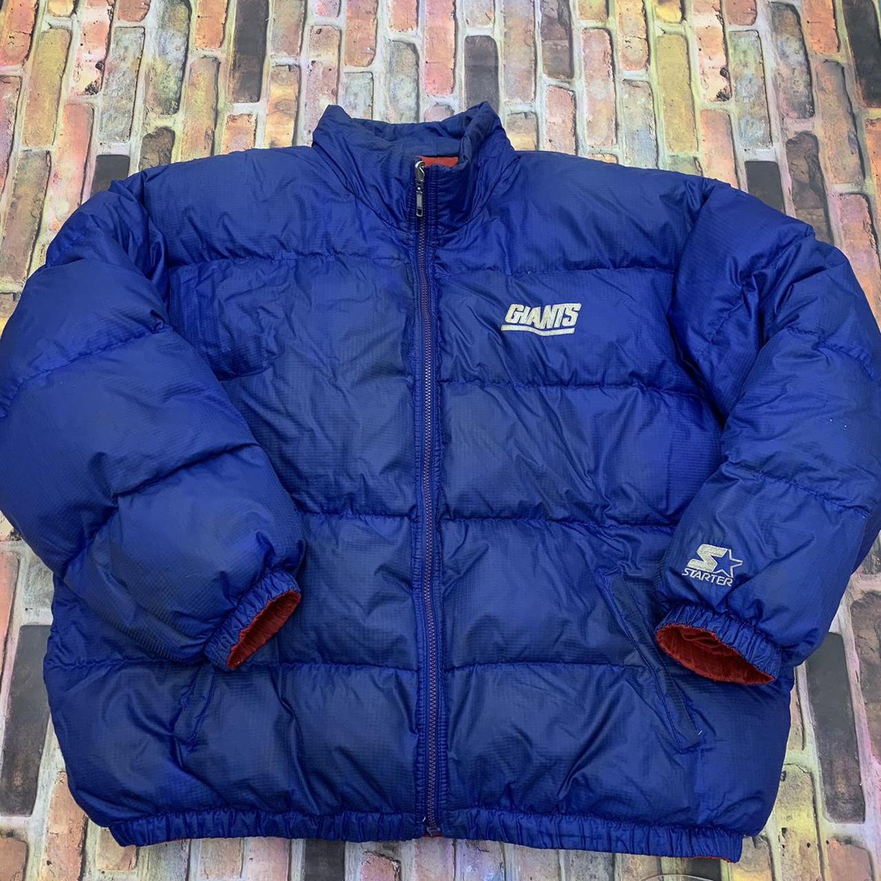 Vintage 90s New York Giants Starter Puffer Jacket