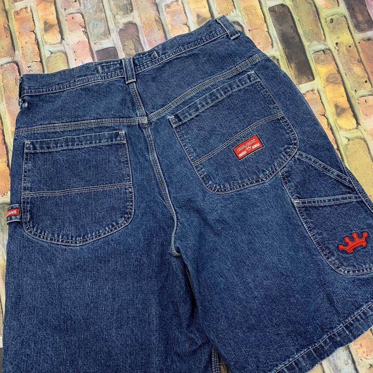 Vintage Jnco Jeans shorts in blue. Y2K early 2000s.... - Depop