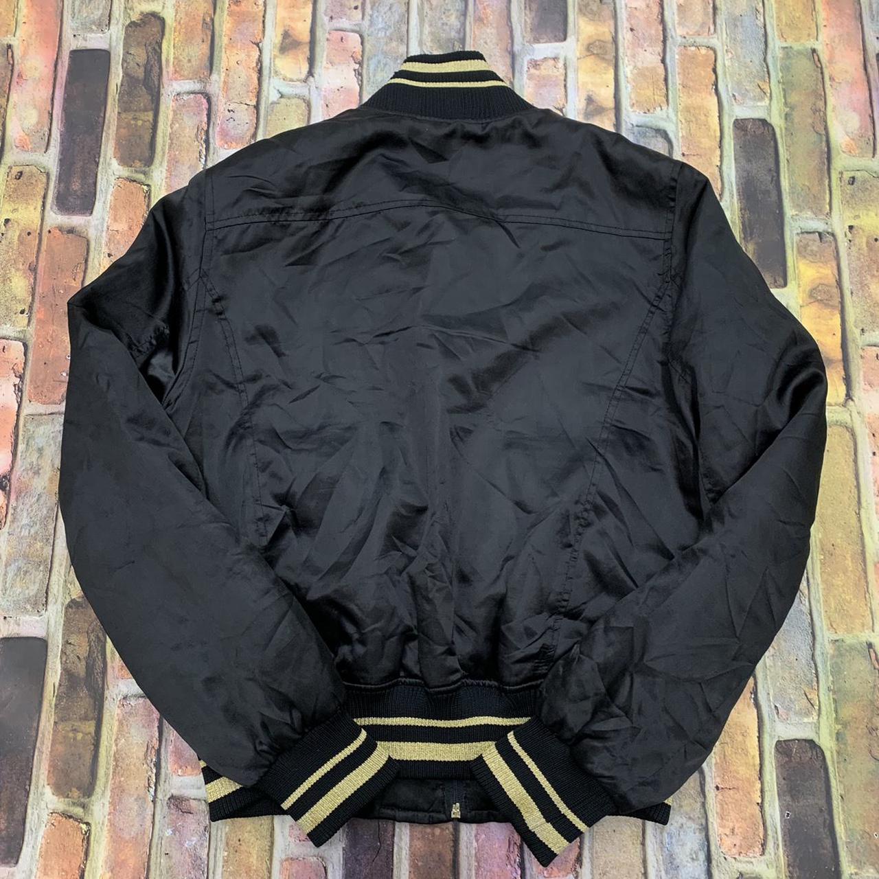 Avirex bomber jacket in black. From the 2000s.... - Depop
