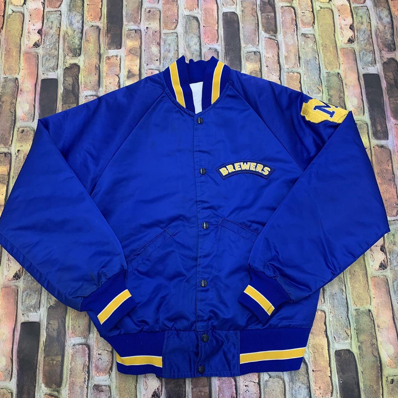 MILWAUKEE BREWERS STARTER JACKET TAGGED MEDIUM - Depop