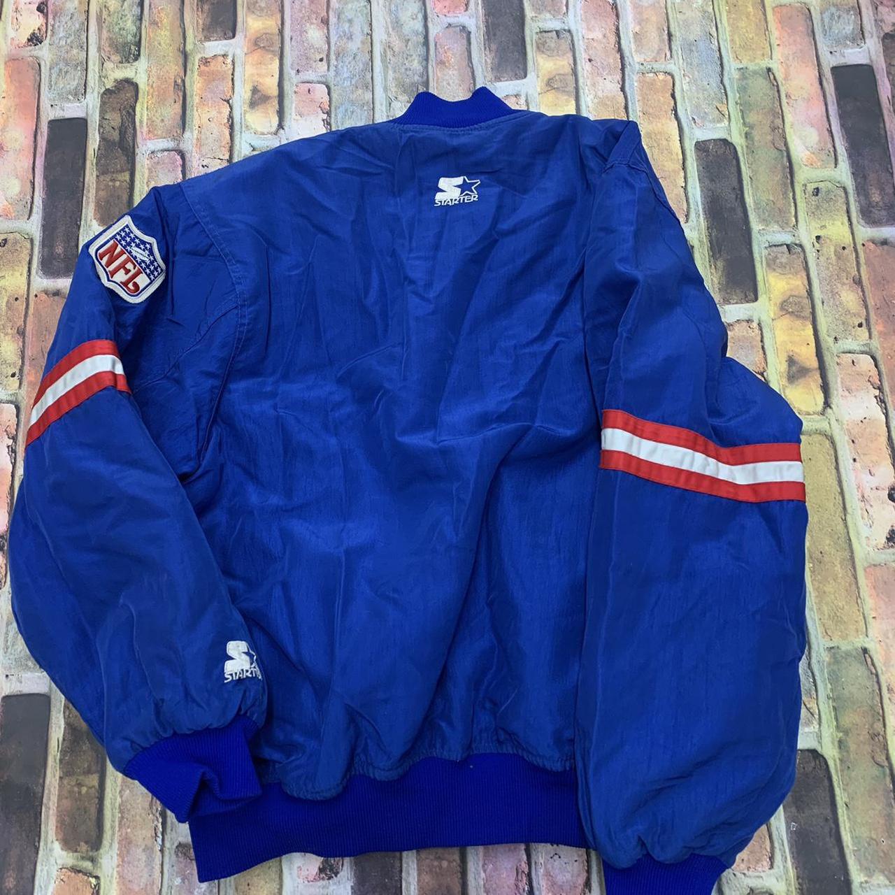 Vintage 90s NY Giants Starter Jacket Has some minor - Depop