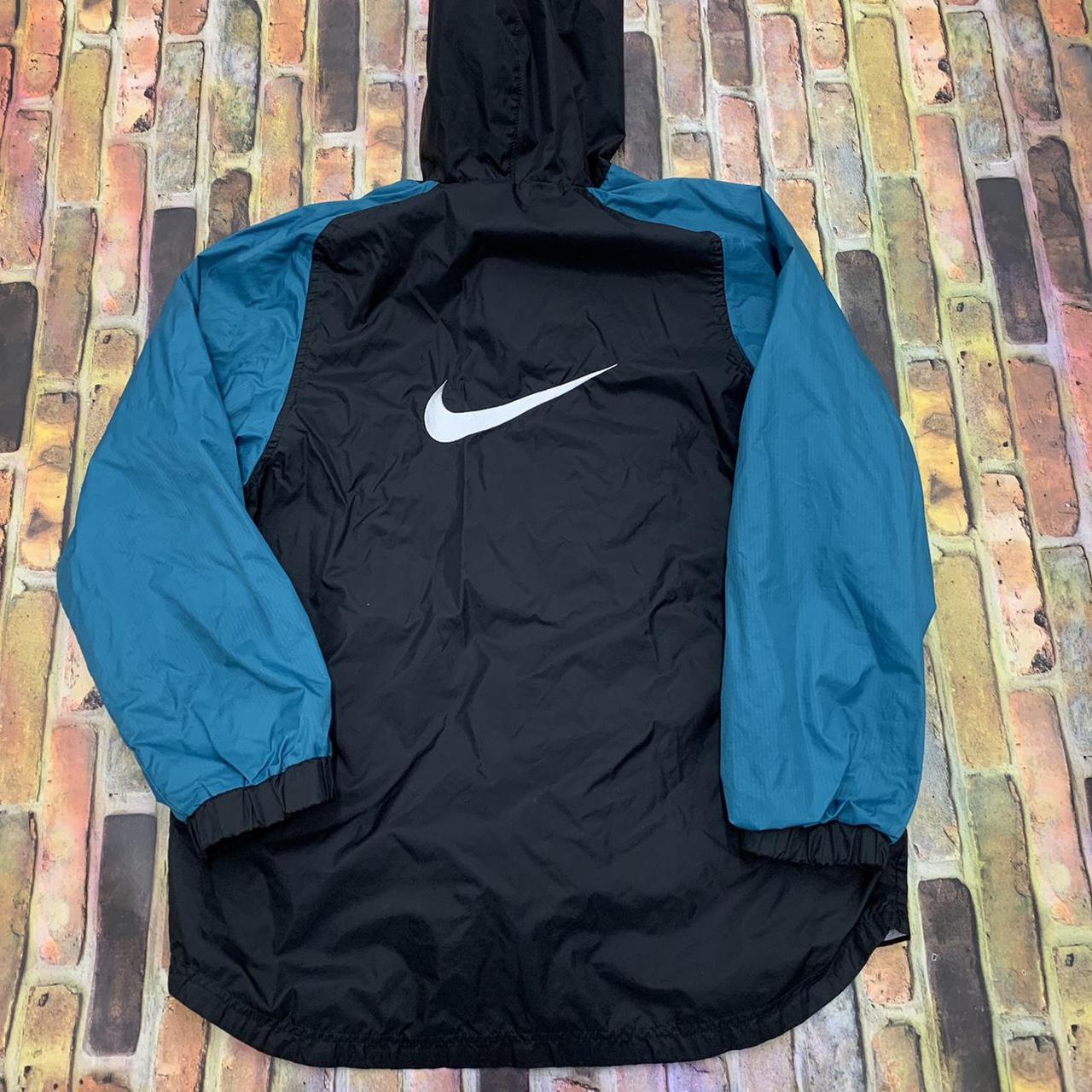 Vintage Nike jacket in black. From 1999. Mens XL.... - Depop