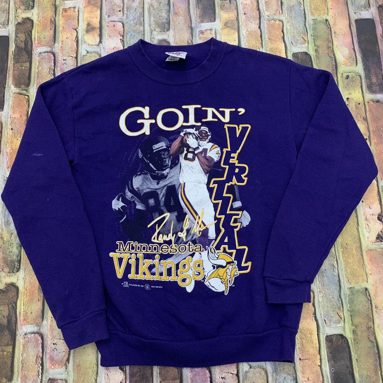 Vintage Minnesota Vikings crew neck sweater •size - Depop