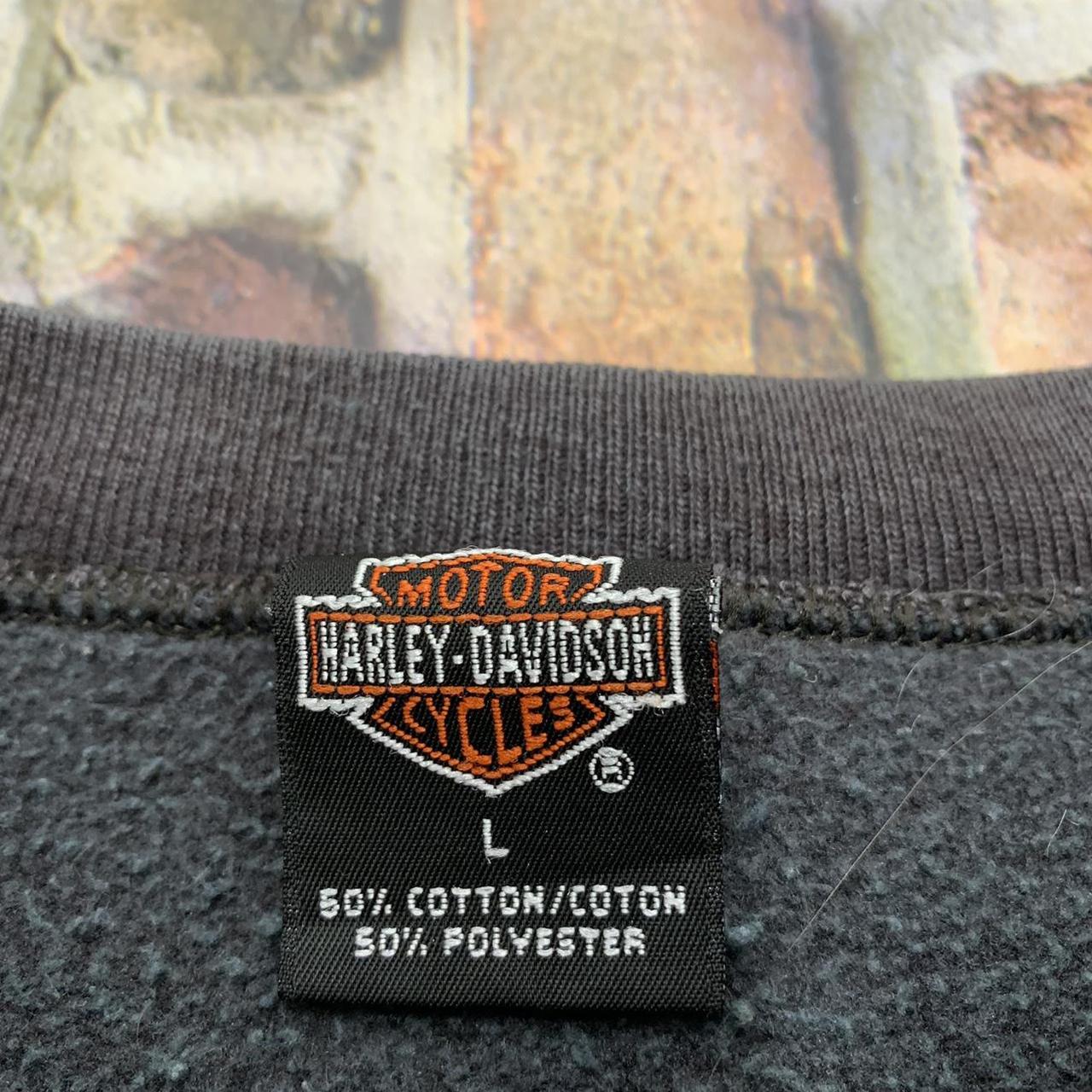 Vintage Harley Davidson sweatshirt in black. From... - Depop