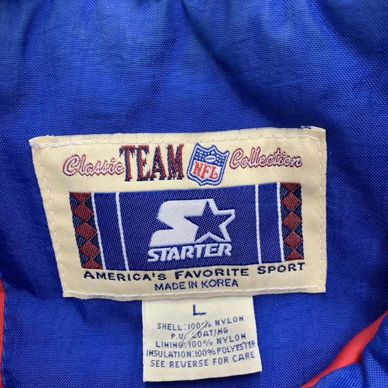 Vintage Starter New York Giants Puffer Jacket Great - Depop