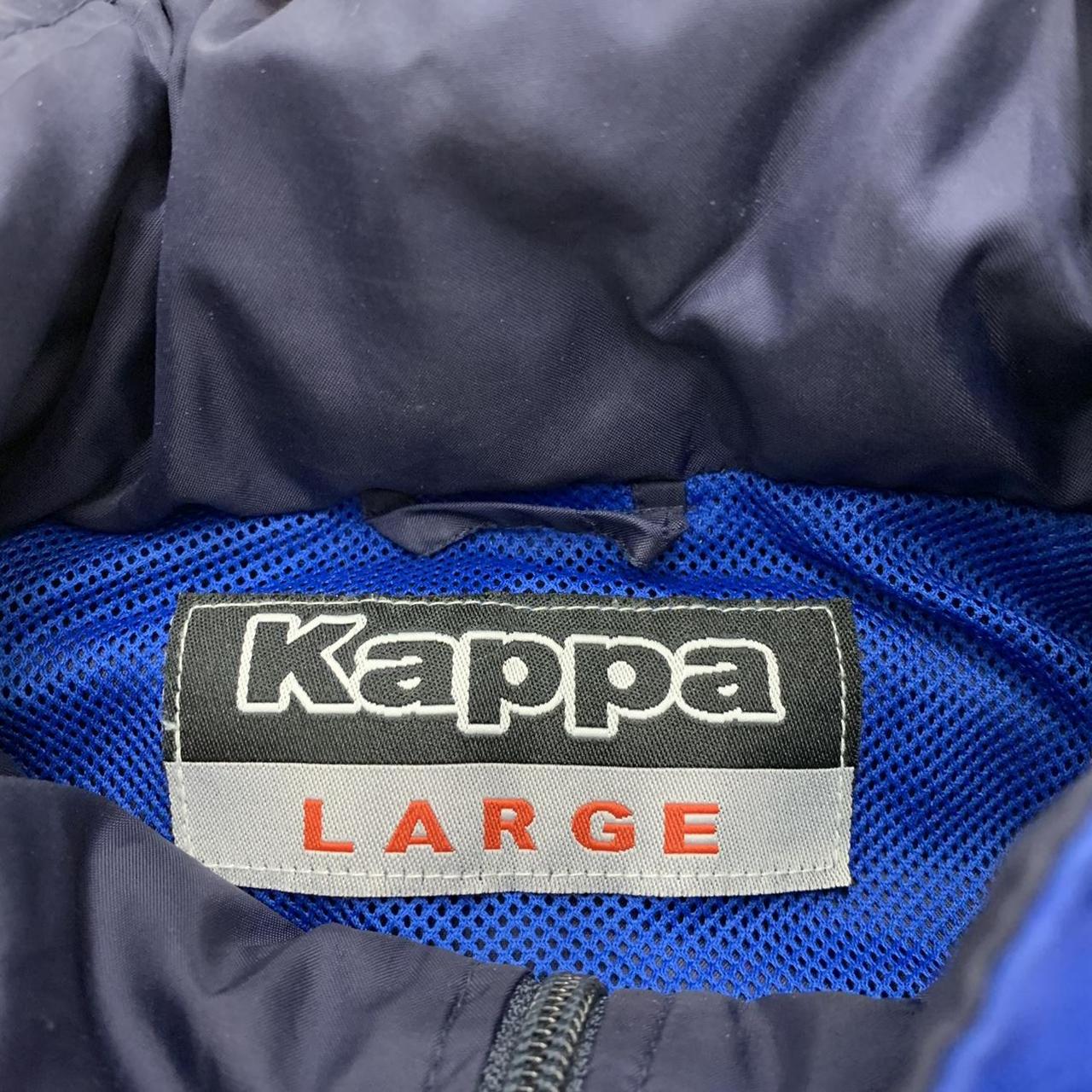 Vintage Kappa jacket in navy. From 2002. Mens L.... - Depop