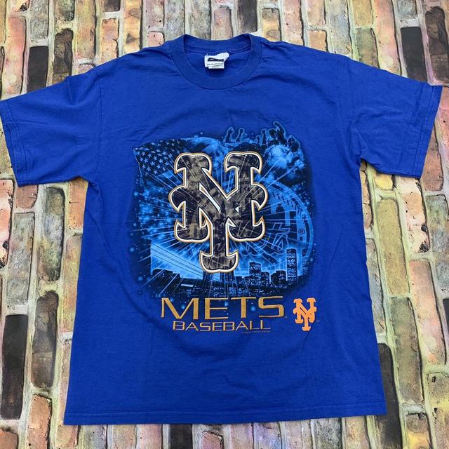 New York Mets tee in blue. From 2012. Womens M. - Depop