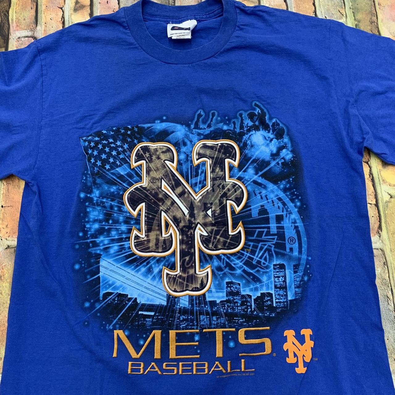 New York Mets tee in blue. From 2012. Womens M. - Depop