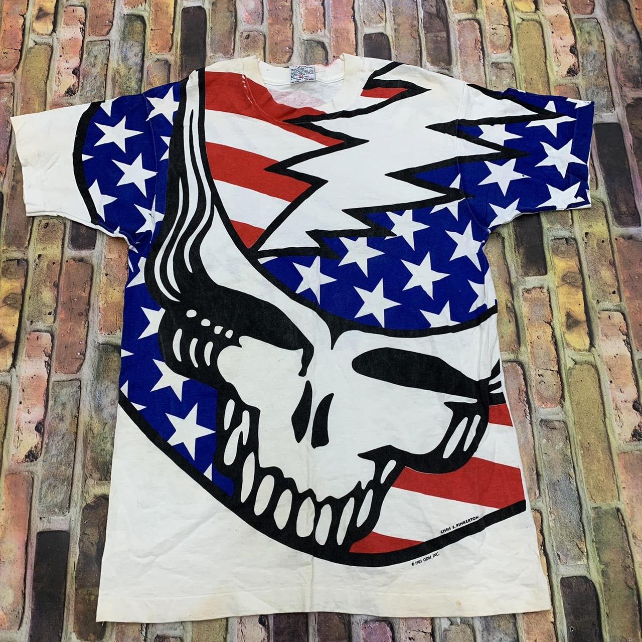 Grateful Dead vintage band tee shirt. Spring tour - Depop