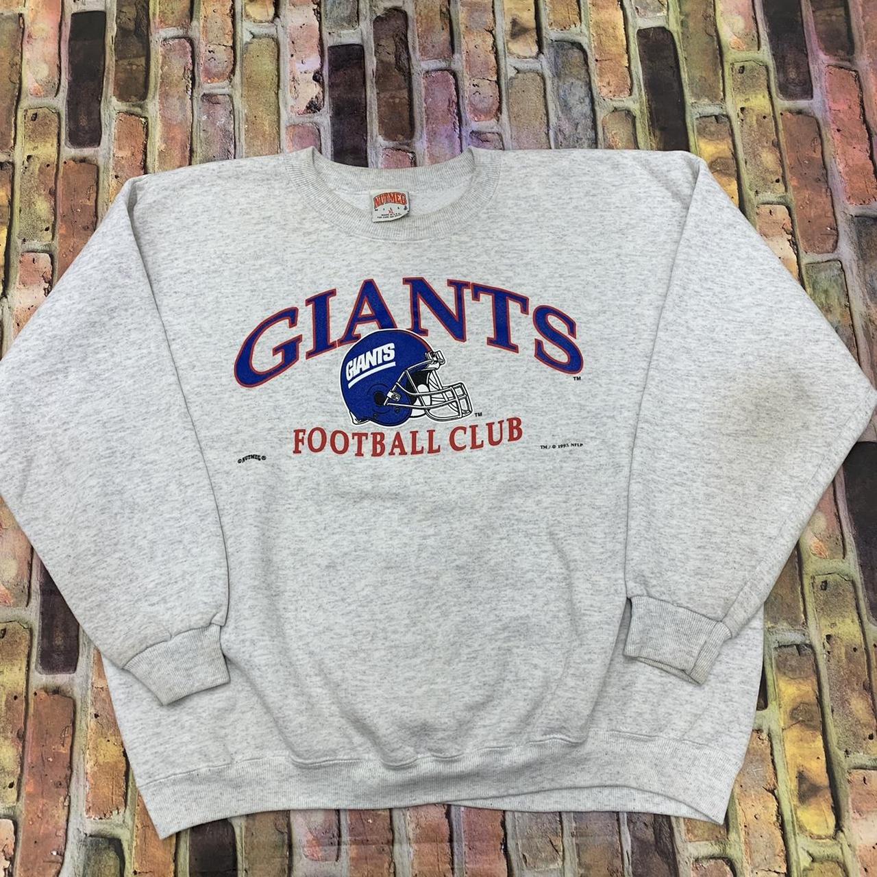 New York Giants Sweatshirt Vintage Gray 