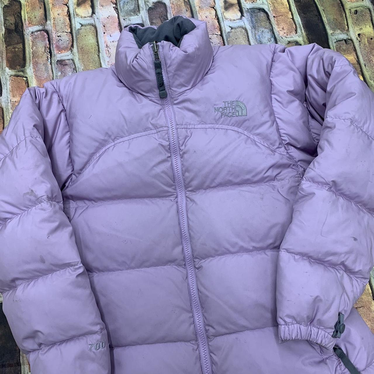 The North Face 700 puffer jacket in lilac purple.... - Depop