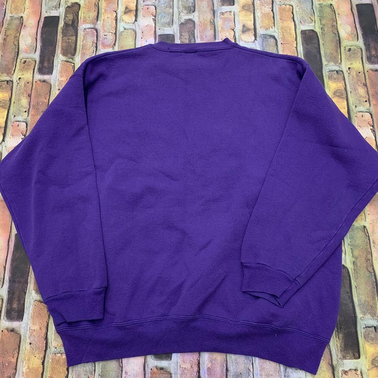 Purple Minnesota Vikings spellout hoodie! This is so - Depop