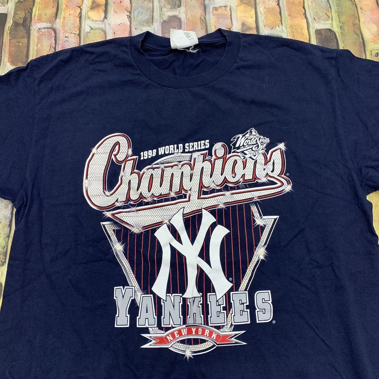 Vintage 1998 New York Yankees World Series Champions - Depop