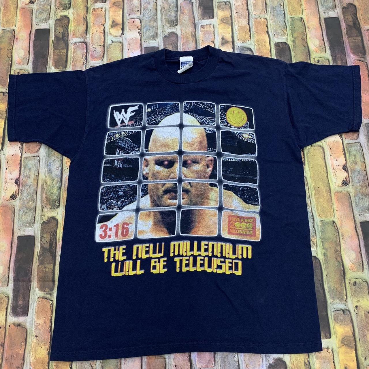 WWF stone cold Steve Austin Vintage Jersey Clean no - Depop