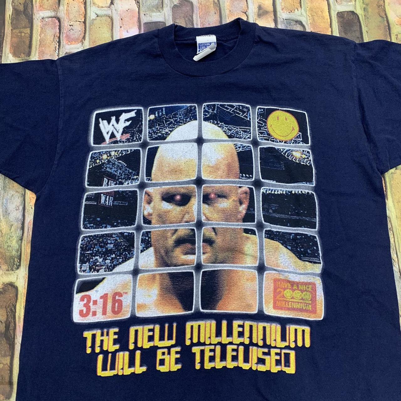 WWF stone cold Steve Austin Vintage Jersey Clean no - Depop