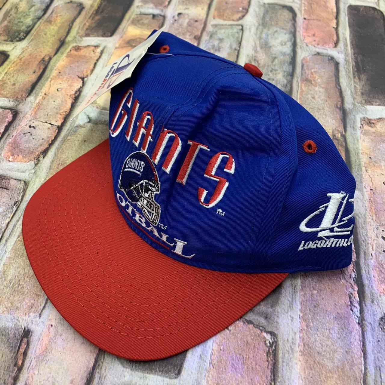 Vintage Logo 7 NY Giants Snapback Hat Not sure - Depop