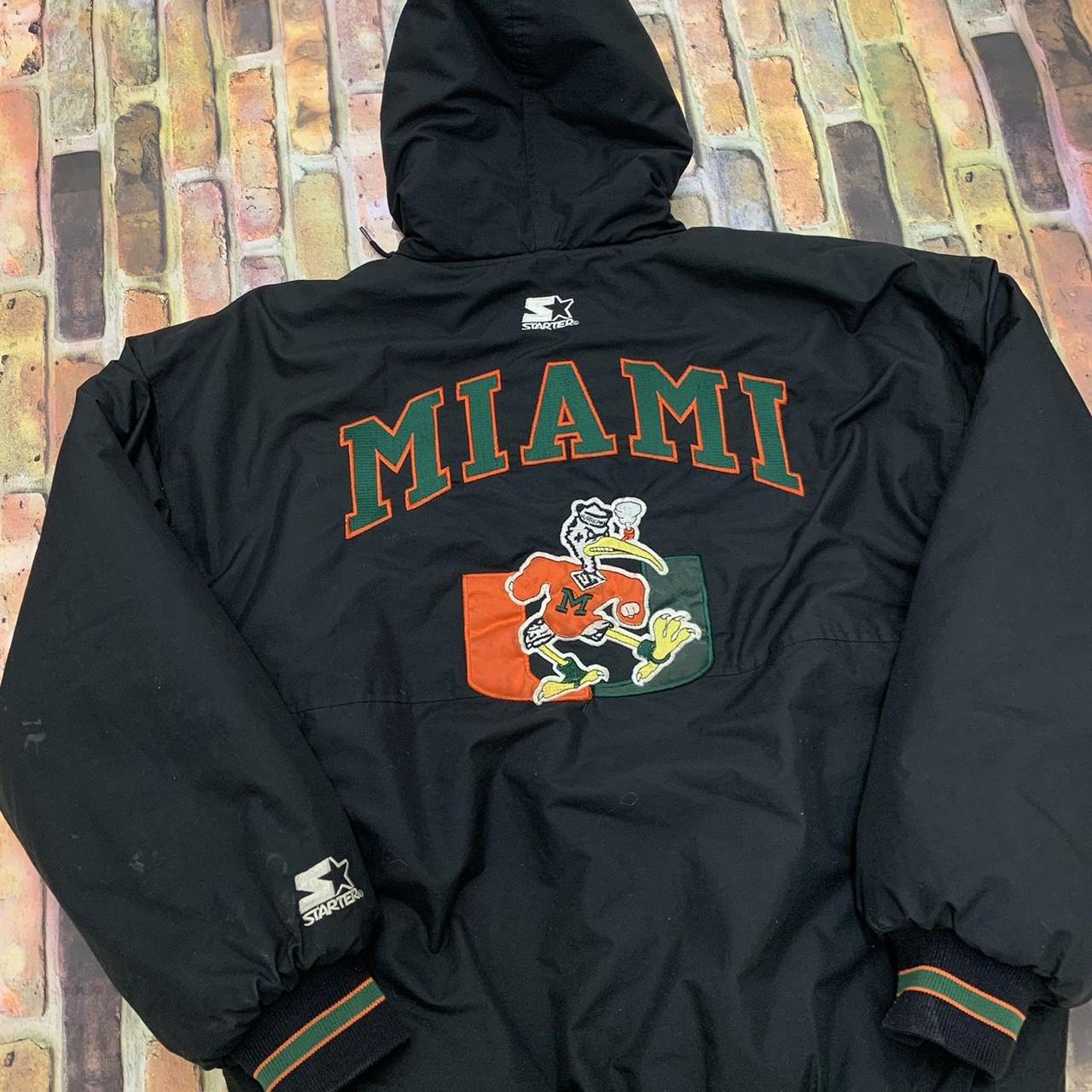 Vintage Miami Heat Starter Jacket Size L ~Vintage - Depop