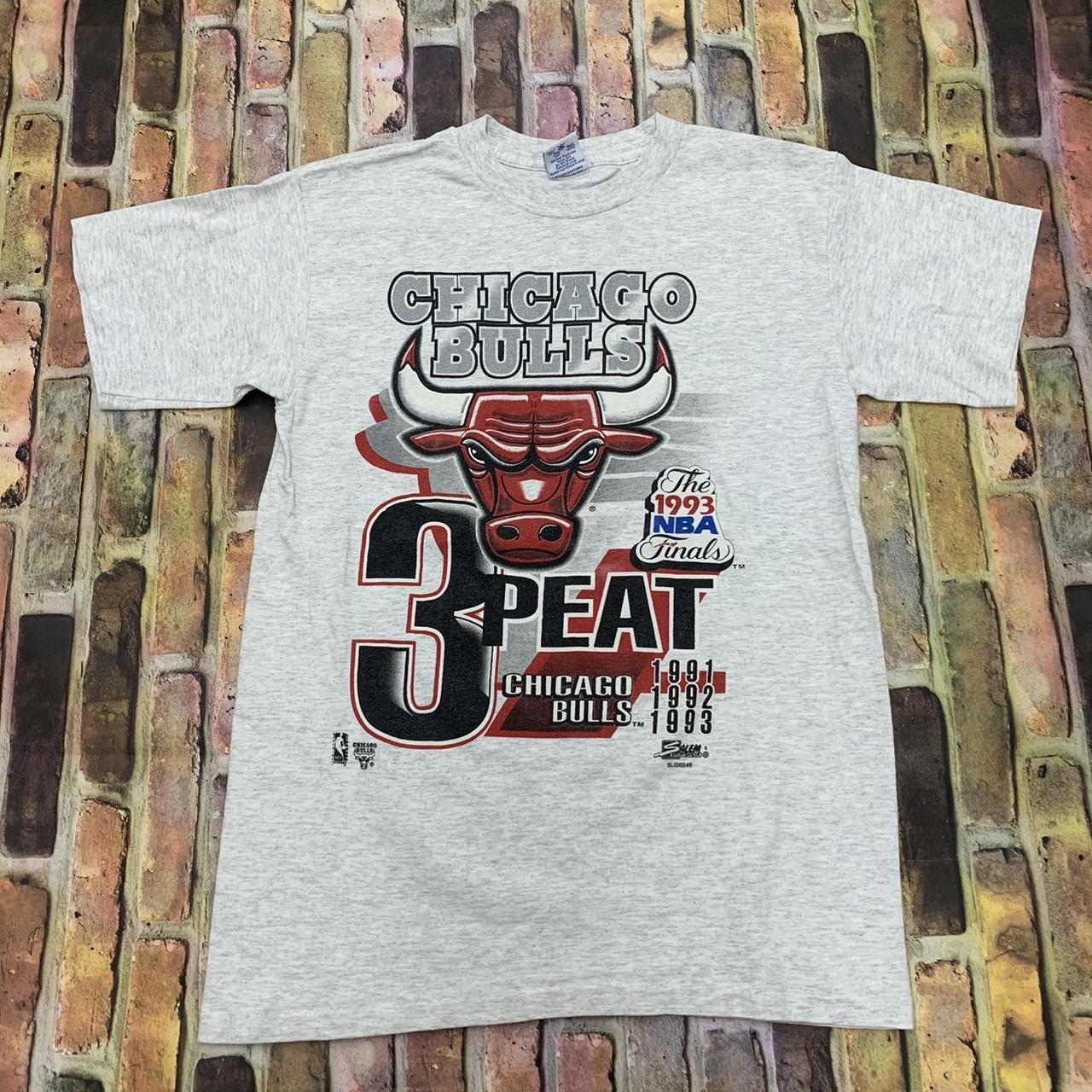 Vintage Chicago Bulls 1991 NBA Champions Salem Sportswear Shirt