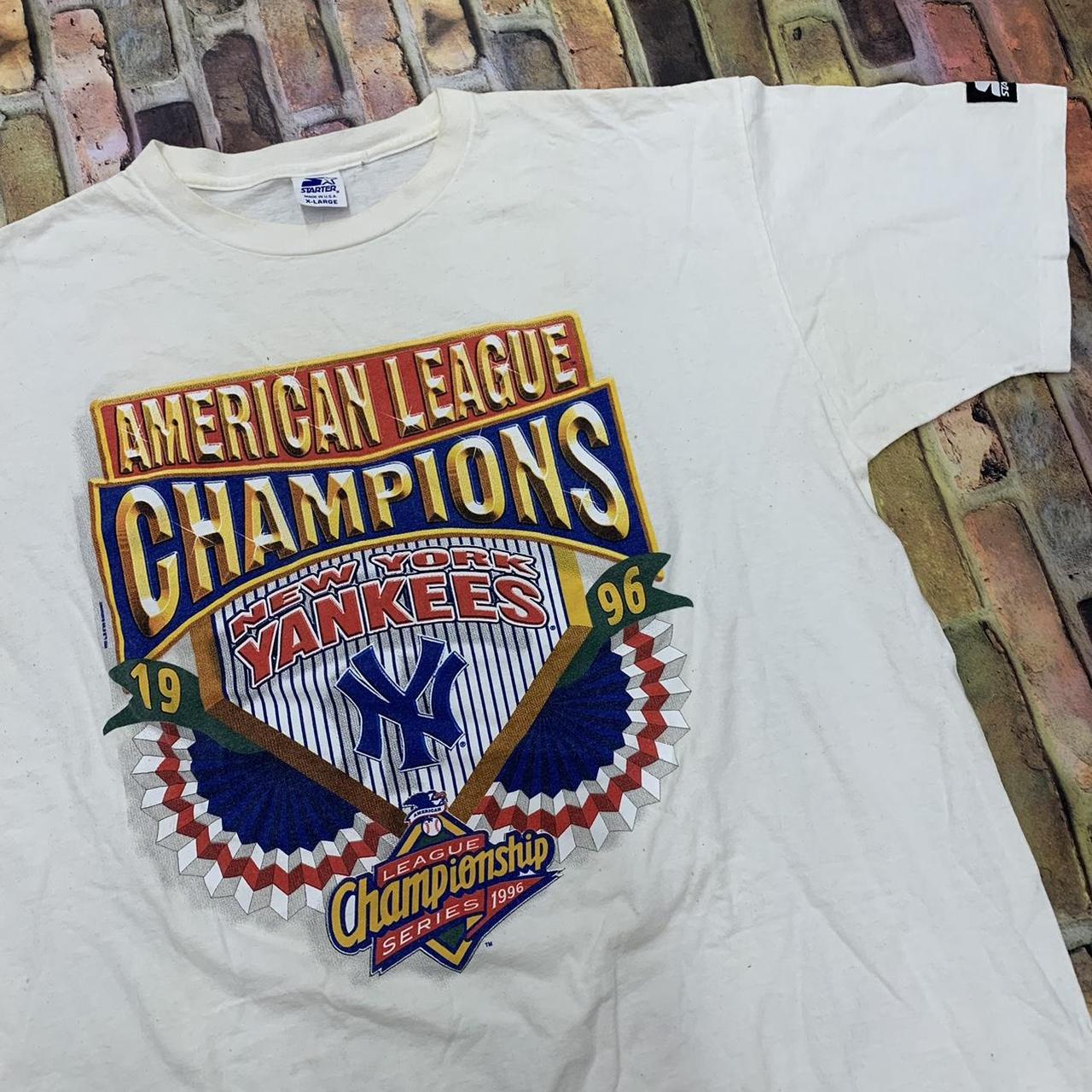 Vintage 1996 New York Yankees Shirt Men Large - Depop