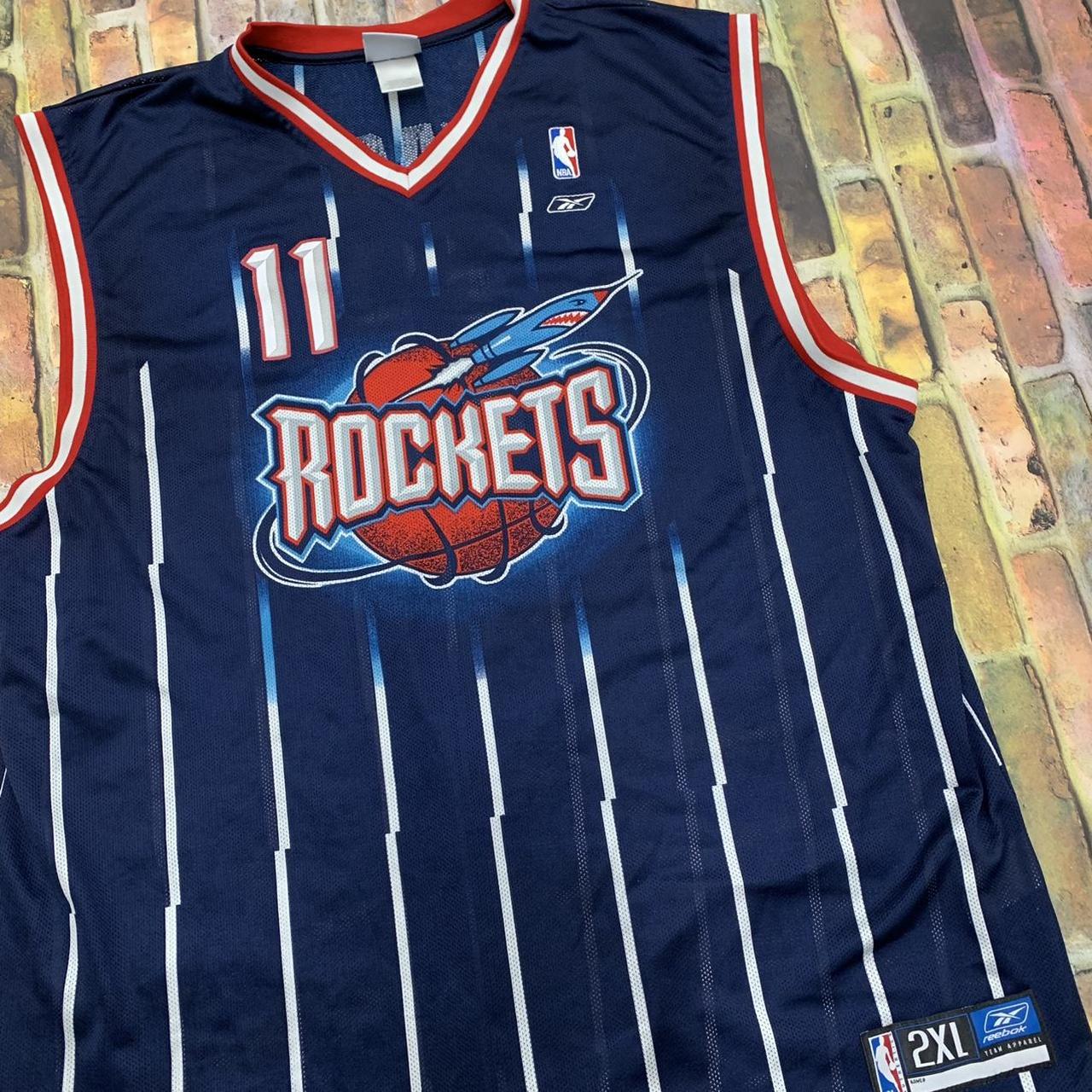 Vintage NBA Rockets Yao Ming Jersey Dark Blue, - Depop