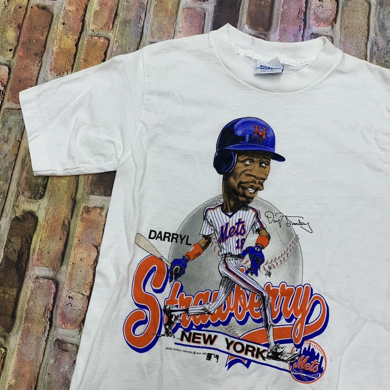 Vintage New York Mets Darryl Strawberry Salem Sportswear Baseball