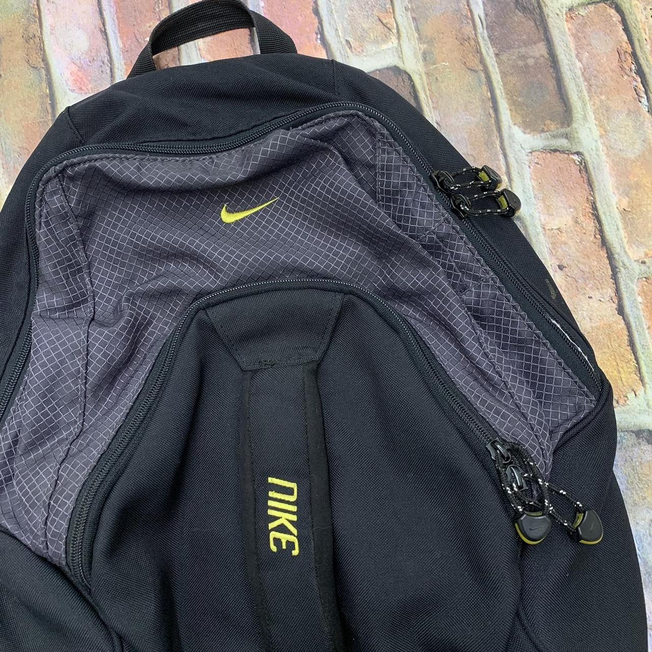 Vintage Nike backpack in black. From 2002. Good... - Depop