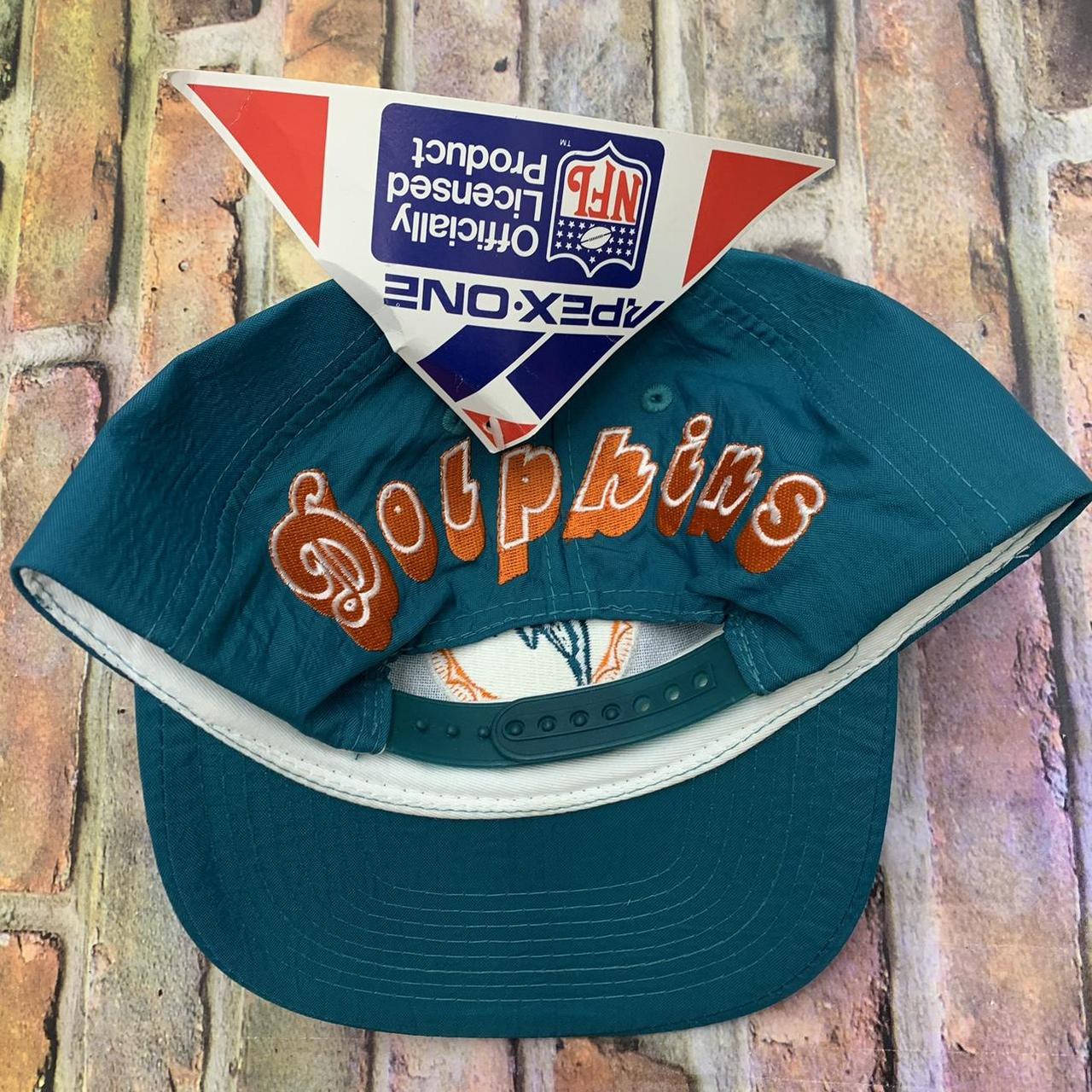 Vintage Miami Dolphins Apex One Snapback Hat Cap - Depop