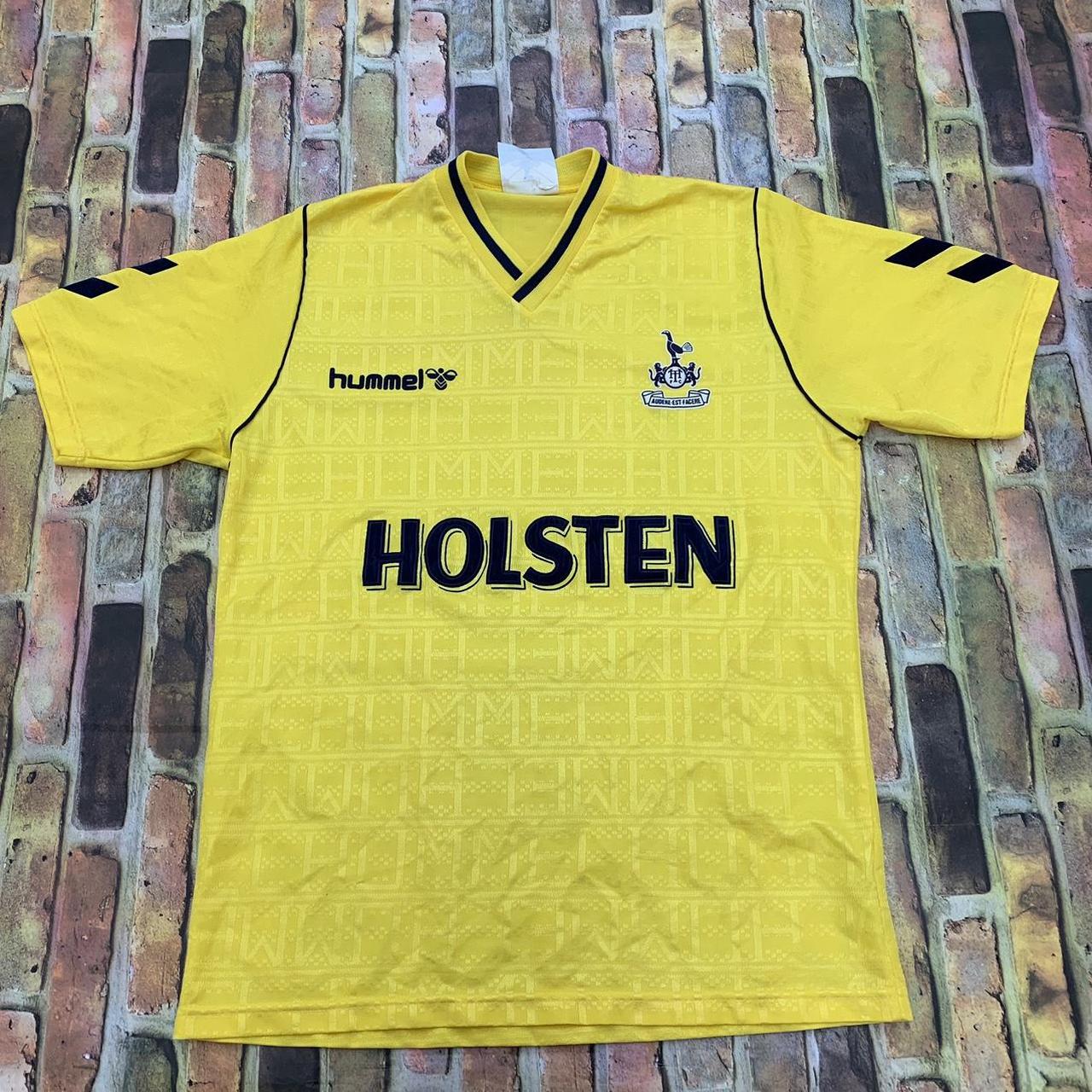 Vintage Hummel Tottenham Hotspur soccer jersey in... - Depop