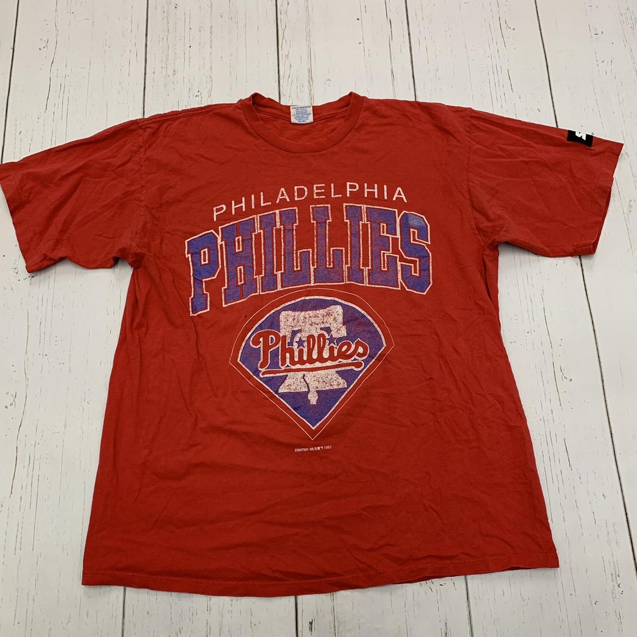 Vintage 1993 starter philadelphia Phillies national - Depop