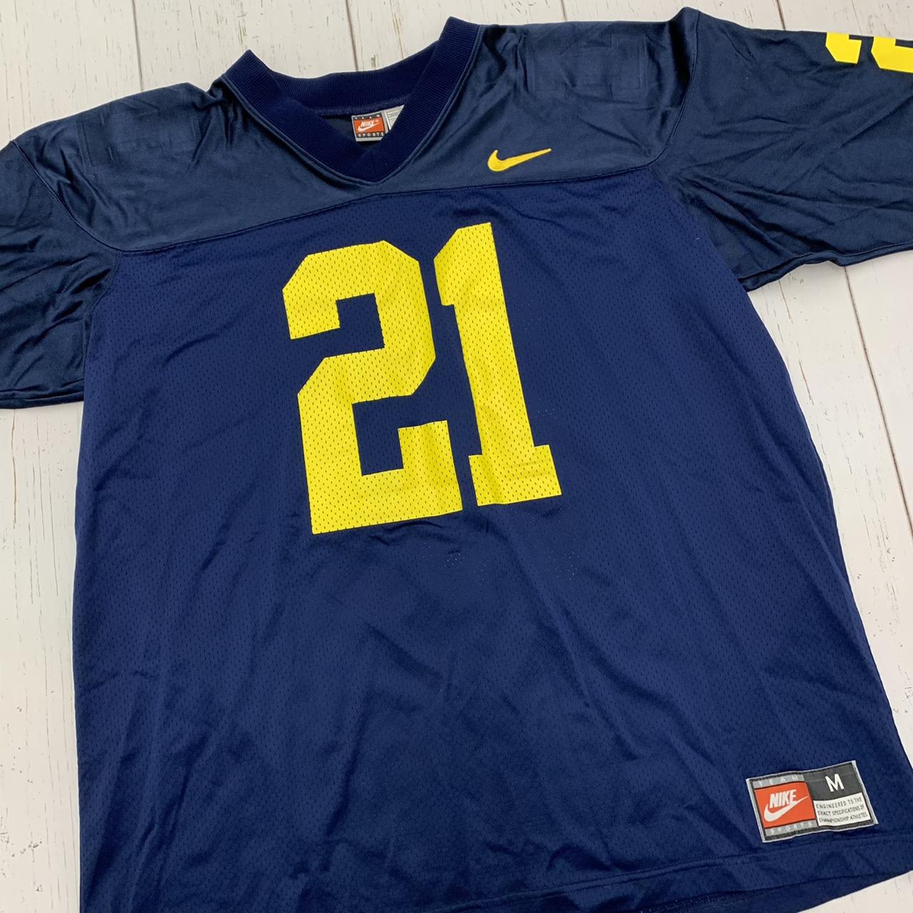 Vintage 90s Nike Michigan Basketball Jersey Fab 5 - Depop