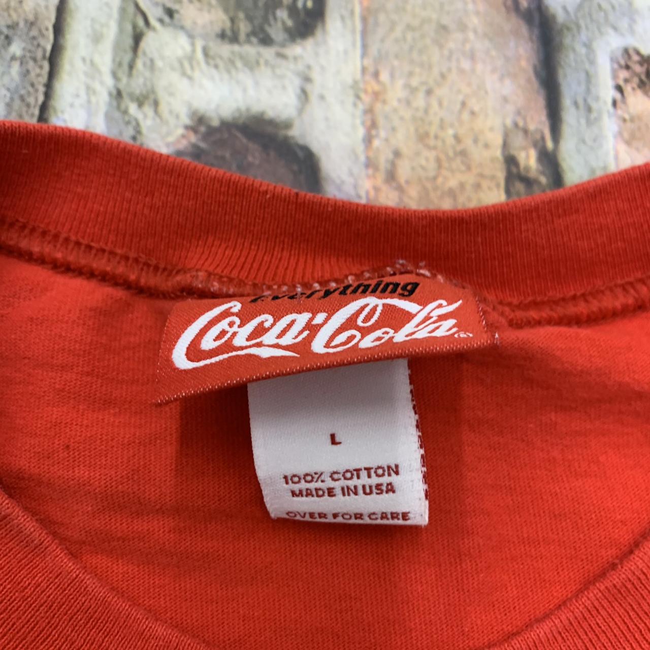 Vintage 1998 Coca Cola tee in red. Great condition.... - Depop