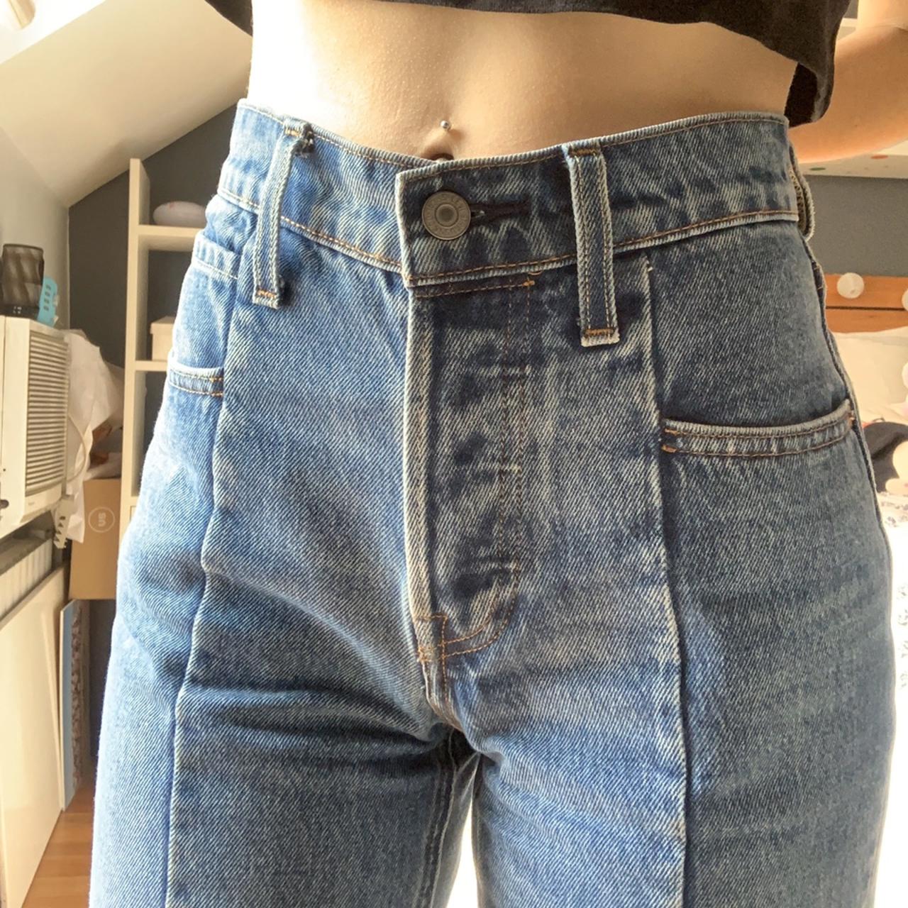 Levis altered straight jeans Size 25 Waist 12 5