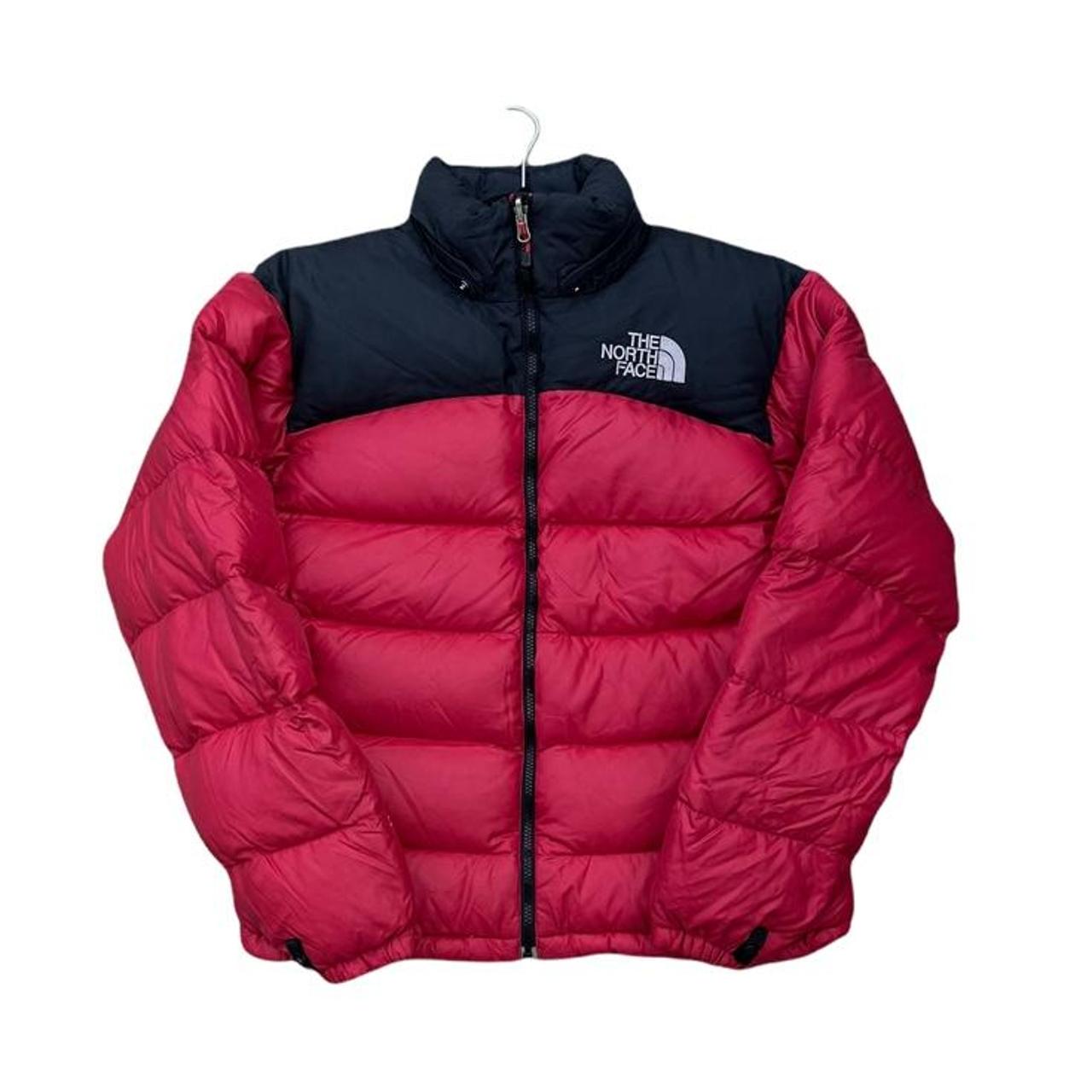 The North Face red 700 down filled puffer jacket... - Depop