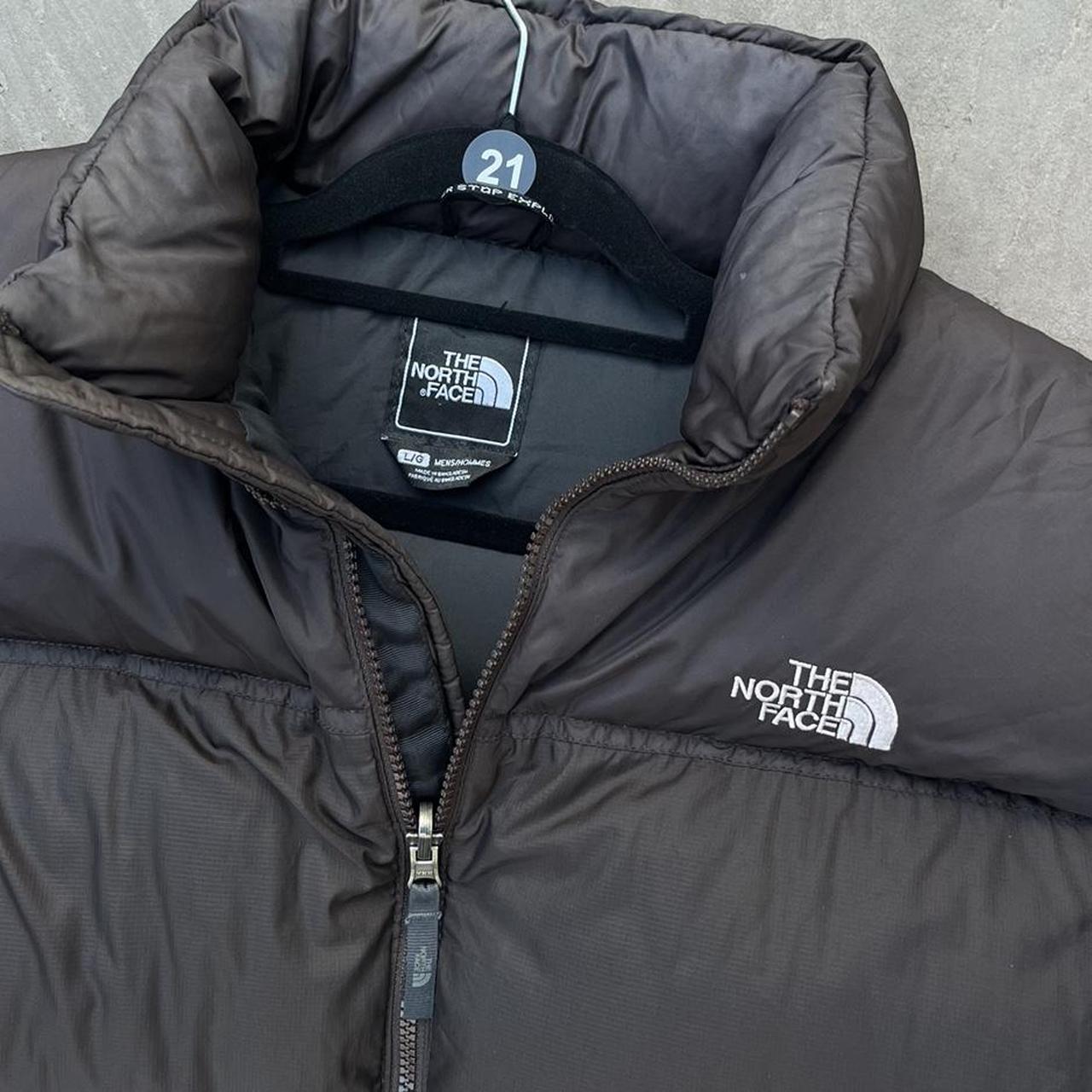 The north face brown 700 down filled puffer jacket... - Depop
